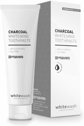 Whitewash Premium Range Charcoal Whitening Toothpaste Wybielająca Pasta Z Aktywnym Węglem 75Ml