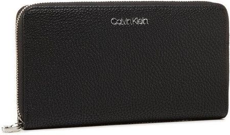 Calvin Klein Duży Portfel Damski Z/A Wallet XL K60K607100 Czarny