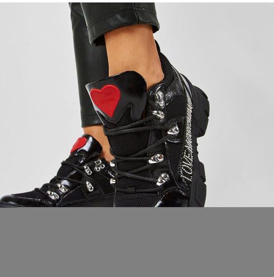 sneakersy moschino czarne