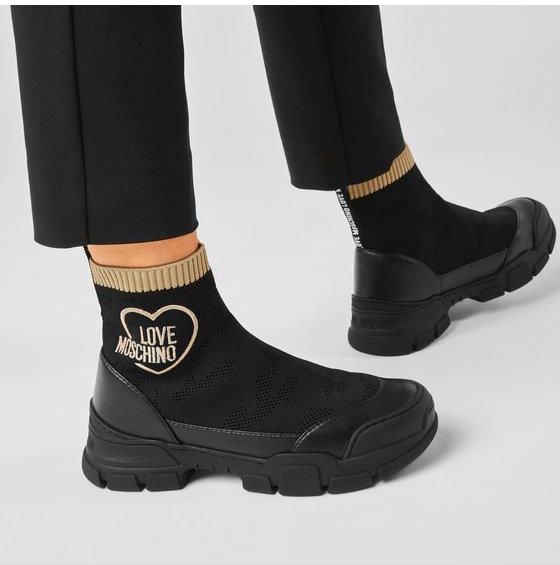 sneakersy moschino czarne