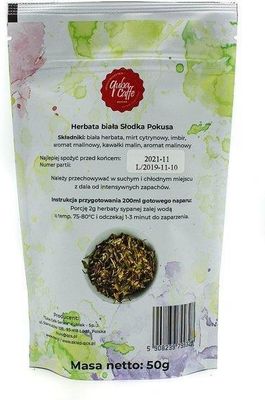 Quba Caffe Herbata Biała Z Dodatkami Słodka Pokusa 50G - zdjęcie 3