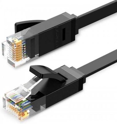 UGREEN Ethernet RJ45 Flat Network Cable, Cat.6, UTP, 1m (Black) (50173)