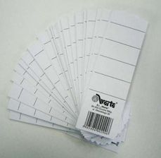 Zdjęcie Wartax Nalepka Na Segregator 50X157 Mm Kartonowa 100 (1824-350-002) - Czempiń