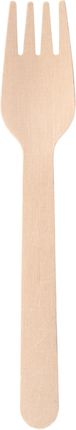 Verlo Widelec Drewniany 16cm Op (100 Szt)