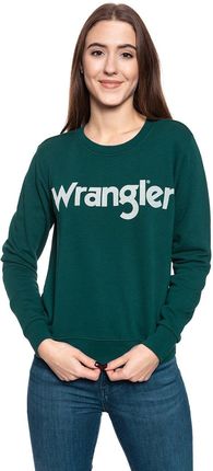 Wrangler Logo Sweat Pine W6N2Hag01