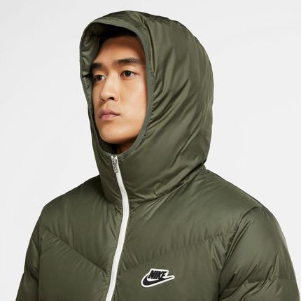 Nike Sportswear Kurtka Zimowa 'Windrunner' Biały / Khaki - Ceny i opinie 