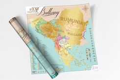 Zdjęcie Mapa Zdrapka #100 inspiracji Bałkany - Poznań