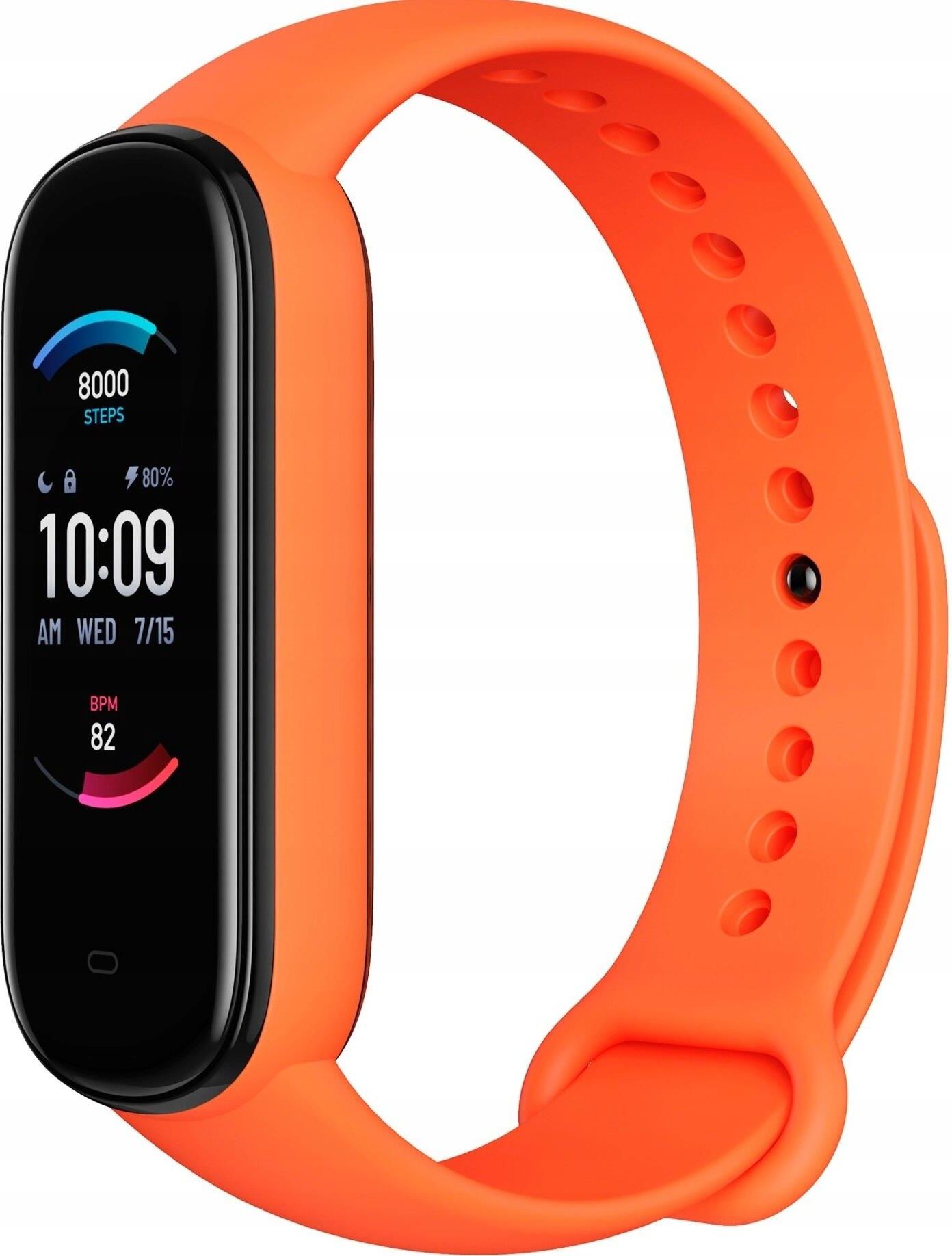 Amazfit Band 5 Pomarańczowy - zdjęcie 2 Amazfit Band 5 Pomarańczowy