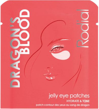 Rodial Dragon'S Blood Jelly Eye Patches 1X2 Płatki Wygładzające I Wypełniające Zmarszczki Żelowe Płatki Pod Oczy