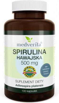Medverita Spirulina hawajska Pacifica 500 mg 100 kaps
