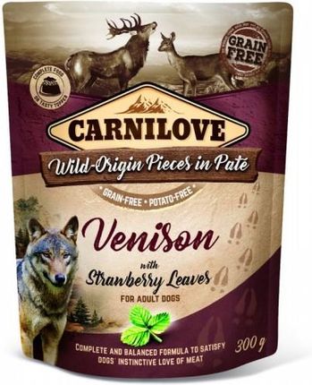 Carnilove Dog Pouch Venison&Strawberry 6X300G