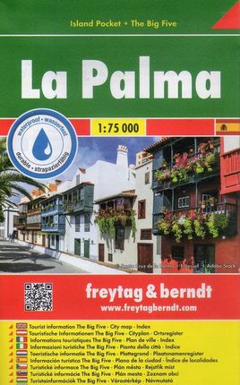 La Palma mapa drogowa Freytag Berndt