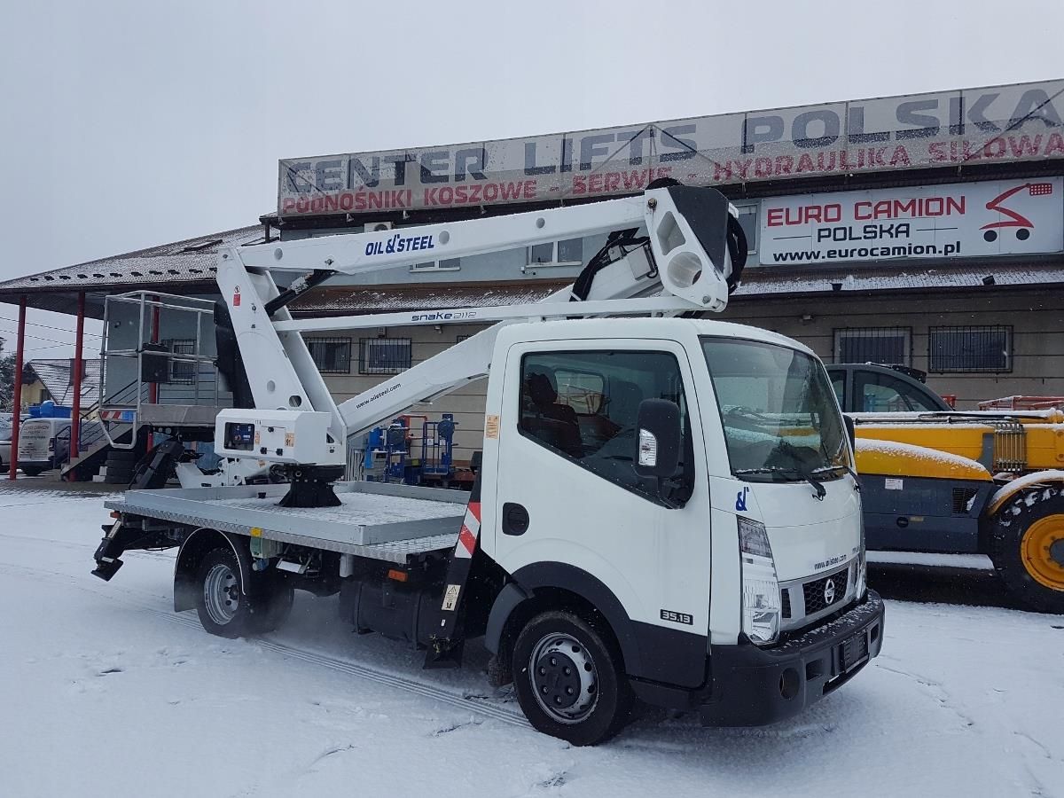 Nissan Cabstar podnośnik koszowy zwyżka 21 m 2112 - Opinie i