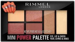 Rimmel Mini Power Palette paletka do całej twarzy odcień 06 Fierce 6,8 g