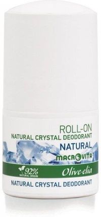 Macrovita Olive-Elia Dezodorant Roll-On Z Naturalnym Kryształem Natural 50Ml
