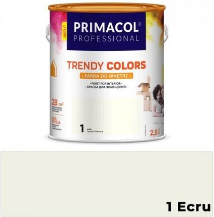 Primacol Farba Do Wnętrz Trendy Colors Ecru 2,5L