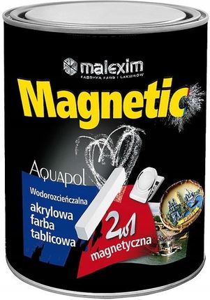 Malexim Farba Magnetyczna Tablicowa 2W1 Czarna 0,7L