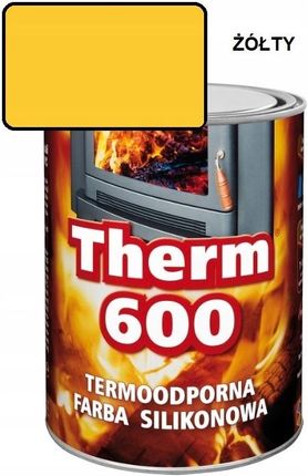 Malexim Farba Żaroodporna Therm 600 2,5L Żółty