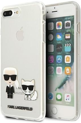Karl Lagerfeld iPhone 7/8 Plus hardcase Transparent Karl & Choupette (KLHCI8LCKTR)
