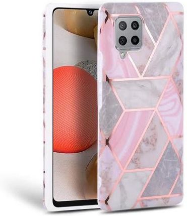 Tech-Protect Marble Galaxy A42 5G Pink