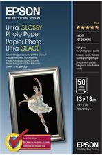 Zdjęcie Epson Ultra Glossy Photo Paper - 13x18cm - 50 Arkuszy C13S041944 - Świdnica