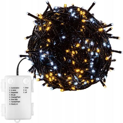 Świąteczne Lampki Choinkowe 100 Led Na Baterie Cie