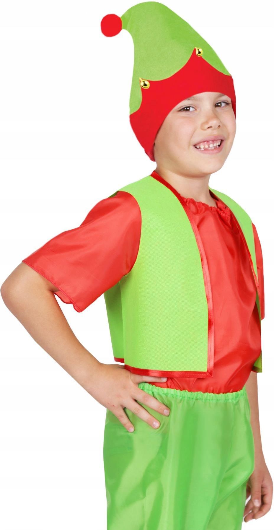 Strój Elf Spodnie Czapka Zielony 116128 Ceny i opinie Ceneo.pl