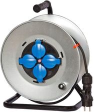 Zdjęcie F-Elektro Przedłużacz Na Bębnie Metalowym Midi Fi290 4X230V Ow 3X2,5Mm 20M Srebrny (1456913) - Knurów