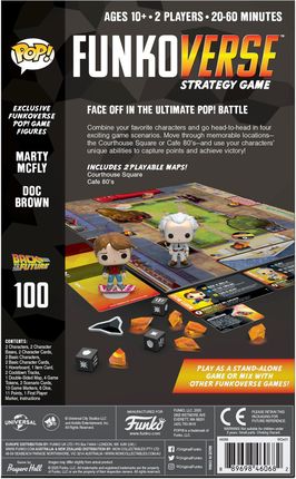 Funko POP!VERSE: Back To The Future - Gioco Da Tavolo Espandalone Con Figure POP - 2 Giocatori