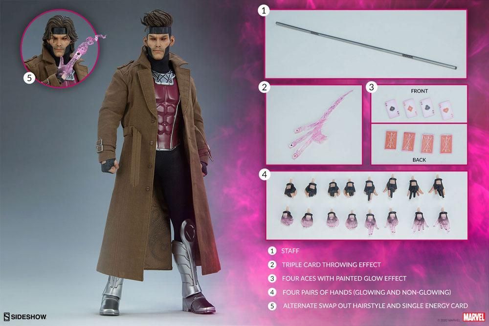 Sideshow Collectibles X-Men Figurka 1/6 Gambit Deluxe 30 cm