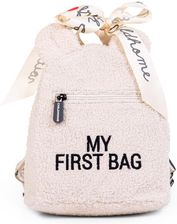 Childhome Plecak dziecięcy do przedszkola My First Bag Teddy Bear White Limited Edition