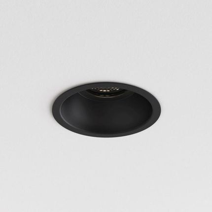 Astro Lighting Limited Minima Round Fixed Fire-Rated IP65 GU10 Ø10cm czarny mat (1249035)