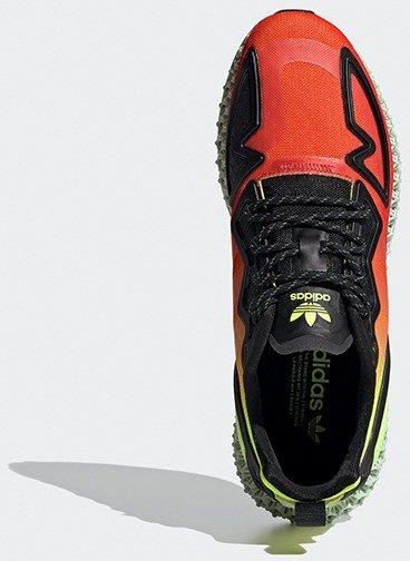 Adidas Originals Buty Sneakersy Zx 2K 4D ''Solar Yellow Red