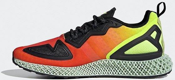 Adidas Originals Buty Sneakersy Zx 2K 4D ''Solar Yellow Red
