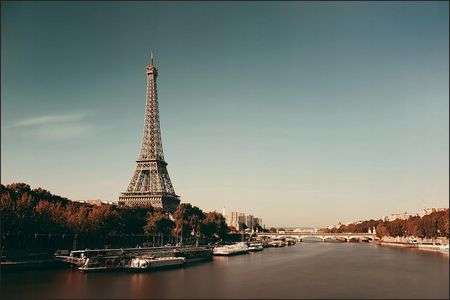 Muralo Paryż Wieża Eiffla 120X180