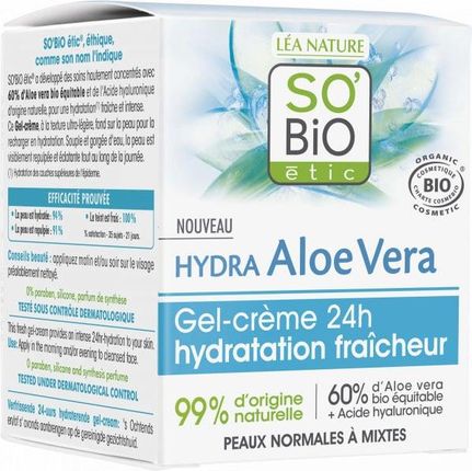 So'Bio Etic Crème Visage Acide Hyaluronique Bio 50ml
