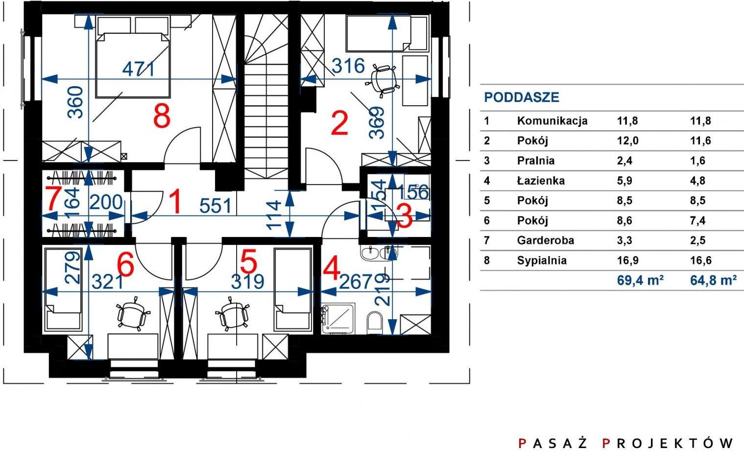 Projekt: Dom Przy Świerkowej - zdjęcie 2 Projekt: Dom Przy Świerkowej