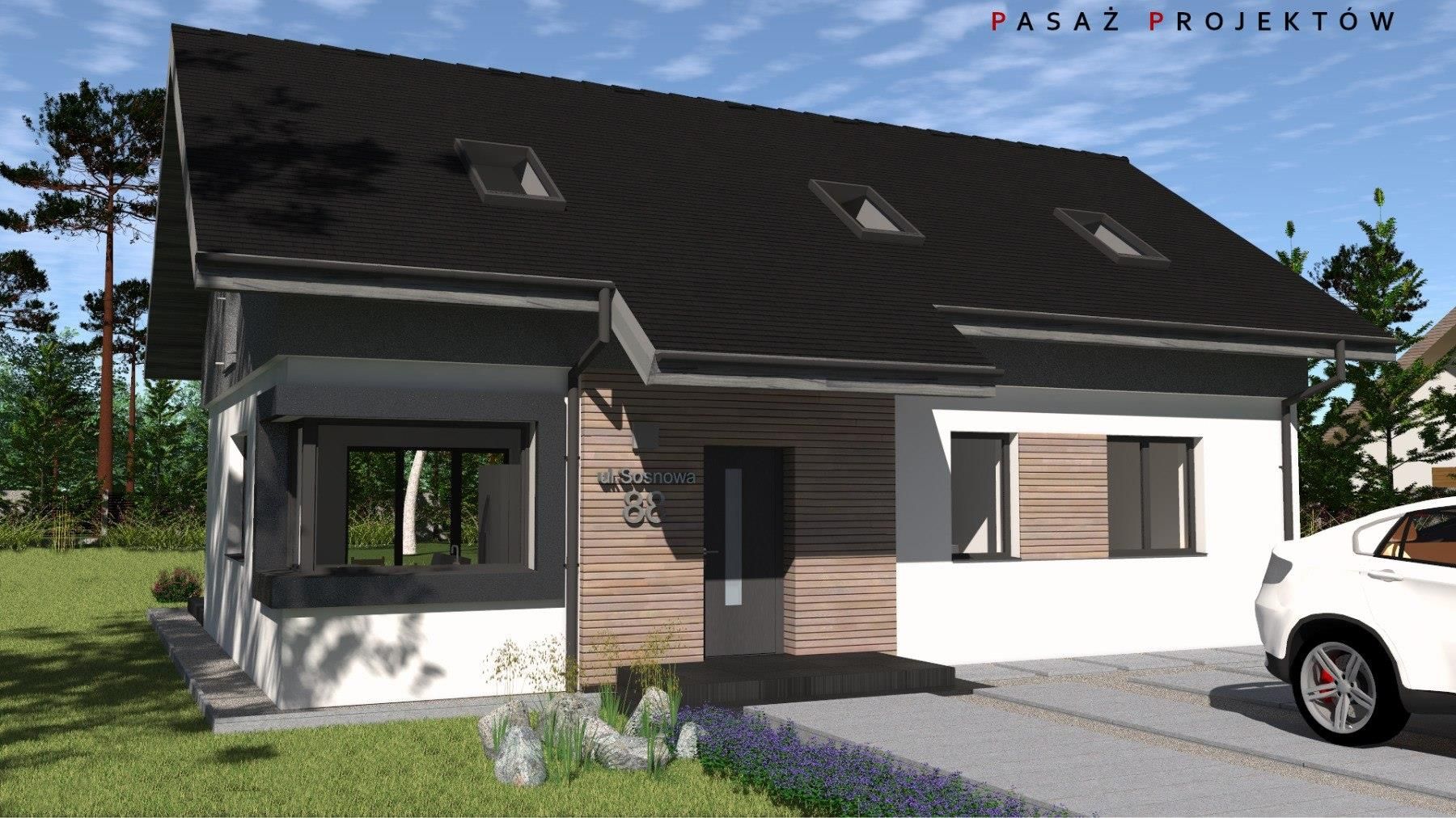 Projekt: Dom Przy Sosnowej 88 - zdjęcie 4 Projekt: Dom Przy Sosnowej 88