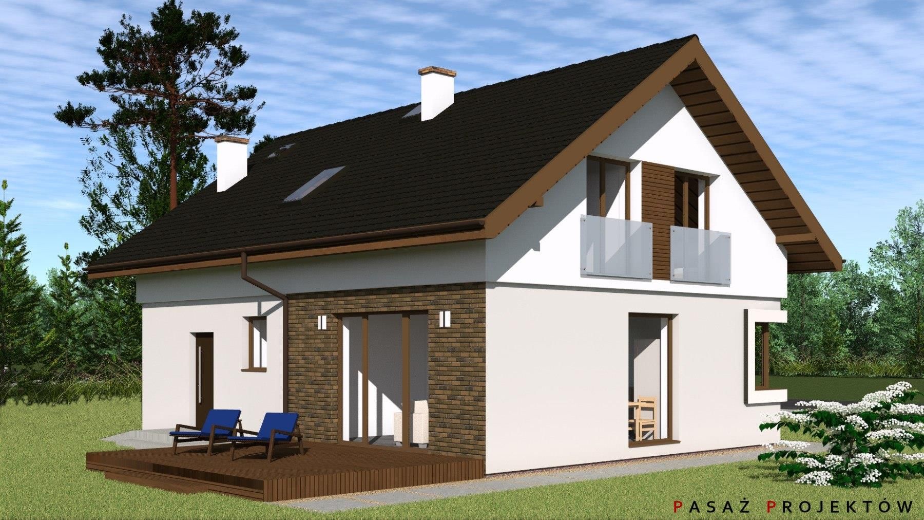 Projekt: Dom Przy Jagodowej 18 - zdjęcie 2 Projekt: Dom Przy Jagodowej 18