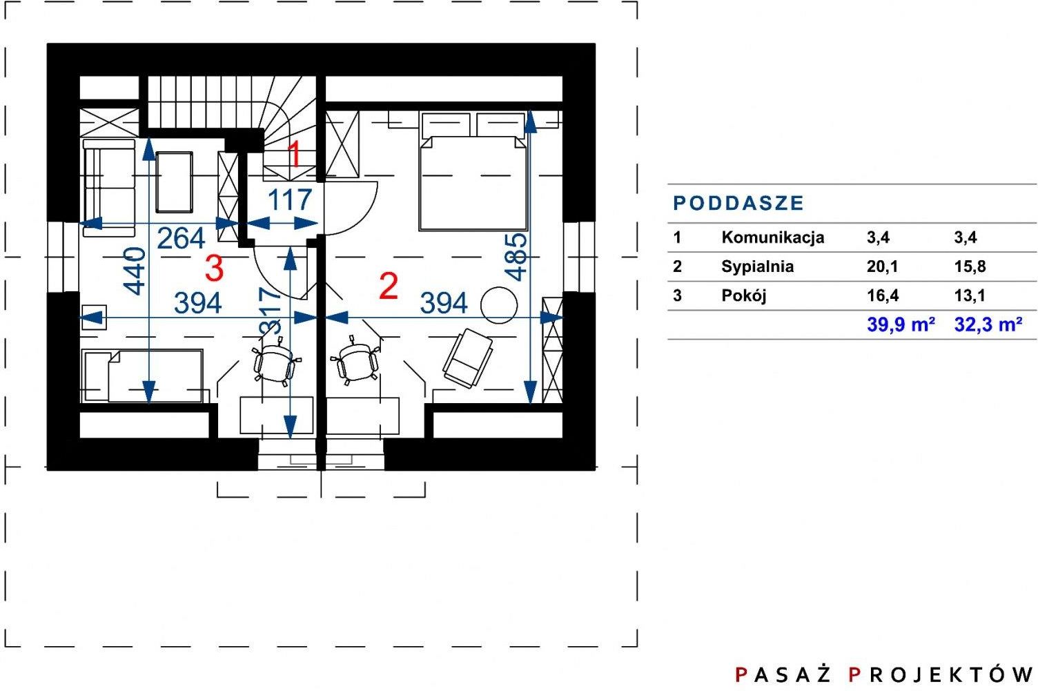 Projekt: Dom Przy Jeżynowej 8 - zdjęcie 2 Projekt: Dom Przy Jeżynowej 8