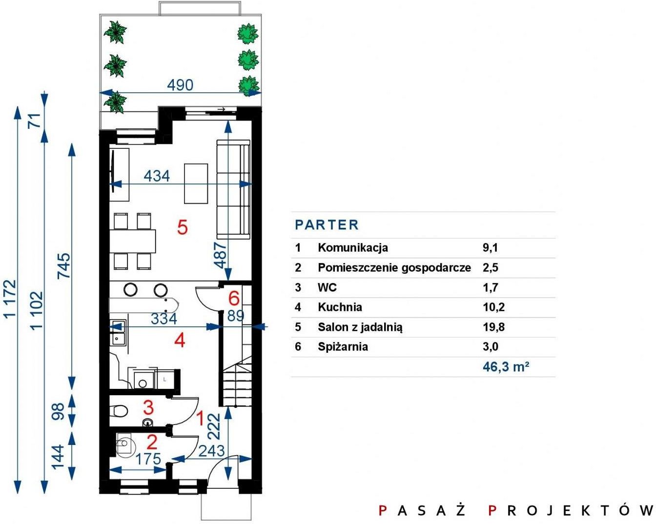 Projekt: Dom Przy Czereśniowej 8 - zdjęcie 1 Projekt: Dom Przy Czereśniowej 8