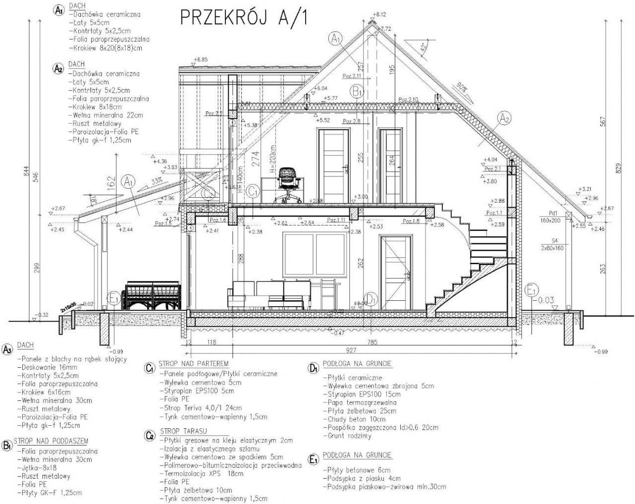 Projekt: Dom Przy Grabowej 6 - zdjęcie 2 Projekt: Dom Przy Grabowej 6