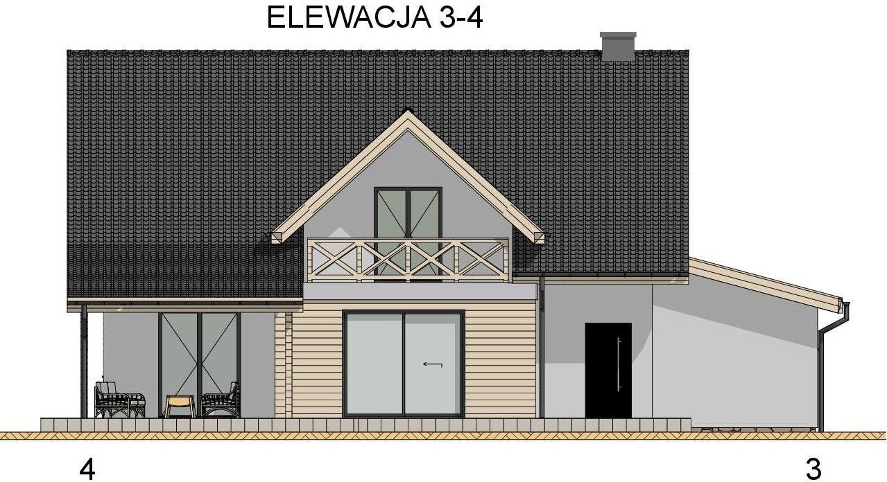 Projekt: Dom Przy Grabowej 6 - zdjęcie 4 Projekt: Dom Przy Grabowej 6