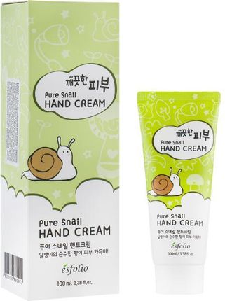 Esfolio Krem Do Rąk  Pure Skin Pure Snail Hand Cream 100ml