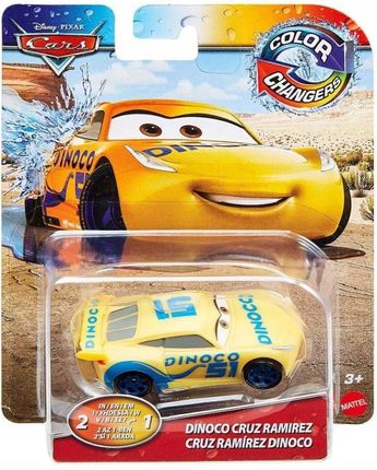 Mattel Disney Pixar Auta zmieniające kolor CRUZ RAMIREZ COLOR CHANGER 2020 GNY94 GNY97
