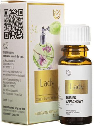 Medme.pl nr 1 dla zdrowia i urody Naturalne Aromaty olejek zapachowy Lady (Pacco Rabane, Lady Million) - 12 ml