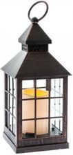 gdzie najlepiej kupić Lampiony i latarnie Lampion Led Kratka 23 5 X 10 Cm (Brązowy Z Przetarciami)