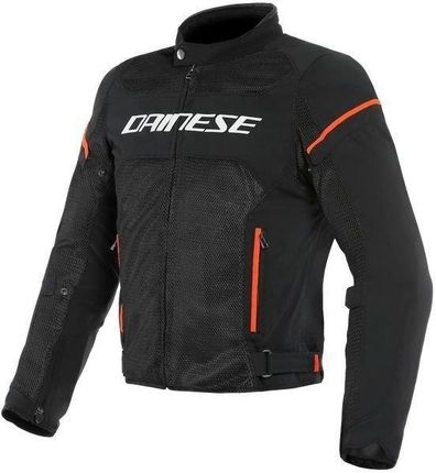 Dainese Air Frame D1 Tex Jacket Black White Fluo Red