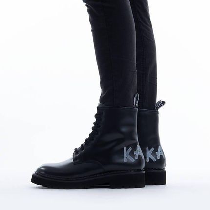 Karl Lagerfeld Buty Damskie Troupe Brush Logo Boot Hi Kl45450 000