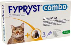 Fypryst Combo roztwór do nakrapiania dla kotów i fretek 1x0,5ml
